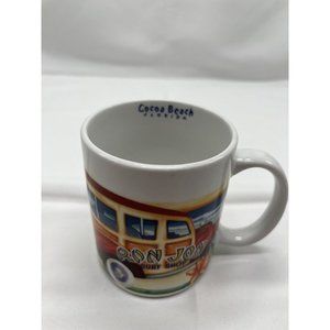 Ron Jon surf club mug Cocoa beach 4 Inches High 3 1/2 Inches Across Top